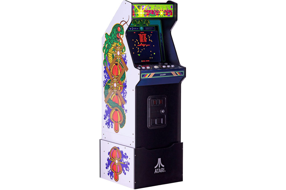 Arcade1Up - Atari Legacy Centipede Edition with Riser & Lit Marque Arcade