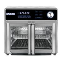 Kalorik - MAXX 26 qt Digital Air Fryer Oven and Grill - Stainless Steel