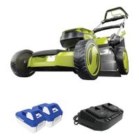 Sun Joe - 48-Volt iON+ Cordless Self Propelled Lawn Mower Kit - Green