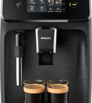 Philips - 1200 Series Fully Automatic Espresso Machine with Milk Frother - Black