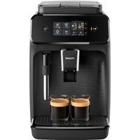 Philips - 1200 Series Fully Automatic Espresso Machine with Milk Frother - Black