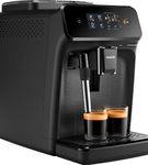 Philips - 1200 Series Fully Automatic Espresso Machine with Milk Frother - Black