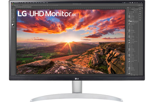 LG - 27 IPS LED 4K UHD AMD FreeSync Monitor with HDR (DisplayPort, HDMI) - Black