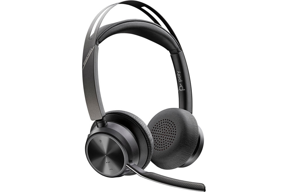 Poly - formerly Plantronics - Voyager Focus 2 UC Wireless Noise Cancelling Headset with Charge Stan