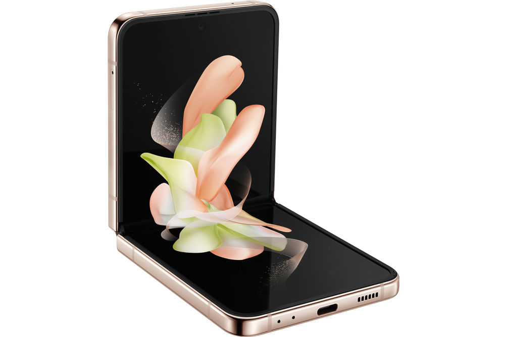 Samsung - Galaxy Z Flip4 256GB (Unlocked) - Pink Gold