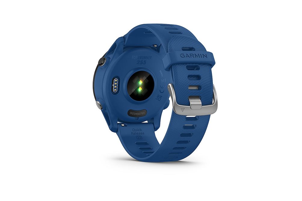 Garmin - Forerunner 255 GPS Smartwatch 46 mm Fiber-reinforced polymer - Tidal Blue