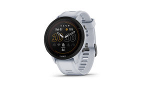 Garmin - Forerunner 955 Solar GPS Smartwatch 47 mm Fiber-reinforced polymer - Whitestone