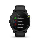 Garmin - Forerunner 255 Music GPS Smartwatch 46 mm Fiber-reinforced polymer - Black