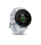 Garmin - Forerunner 255S Music GPS Smartwatch 41 mm Fiber-reinforced polymer - Whitestone