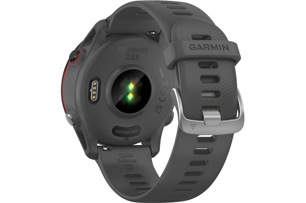 Garmin - Forerunner 255 GPS Smartwatch 46 mm Fiber-reinforced polymer - Slate Grey