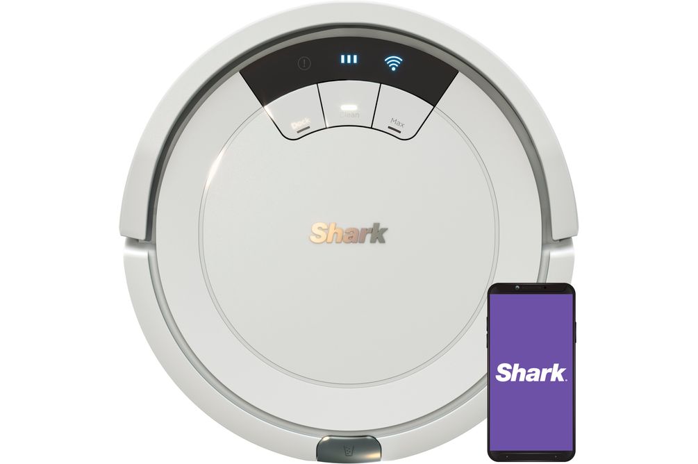 Shark - ION Robot Vacuum, Wi-Fi Connected - Light Gray