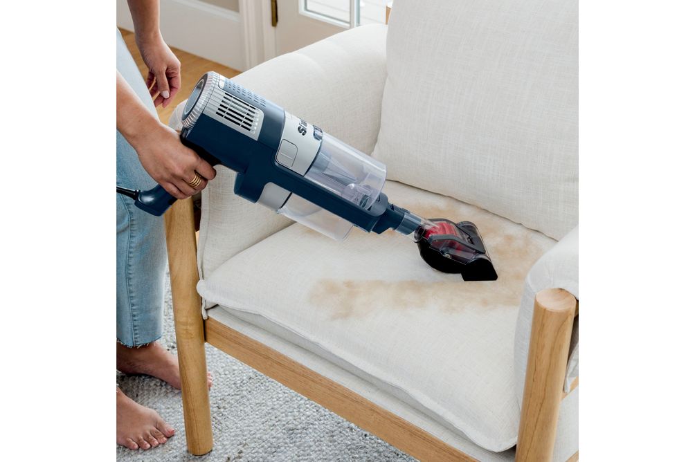 Shark - Stratos UltraLight Corded Stick Vacuum with DuoClean PowerFins HairPro, Self-Cleaning Brush