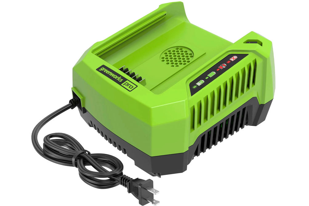 Greenworks - 80-Volt 18-Inch Cordless Brushless Chainsaw (1 x 4Ah battery and Charger) - Green