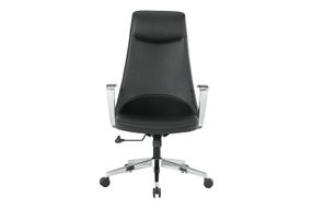 Office Star Products - High Back Antimicrobial Fabric Office Chair - Dillon Black