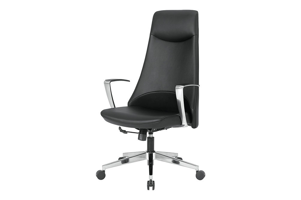 Office Star Products - High Back Antimicrobial Fabric Office Chair - Dillon Black