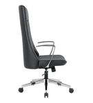 Office Star Products - High Back Antimicrobial Fabric Office Chair - Dillon Black