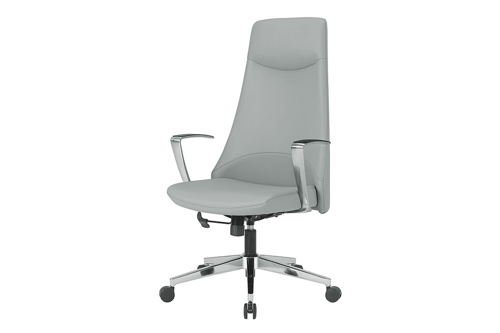 Office Star Products - High Back Antimicrobial Fabric Office Chair - Dillon Steel