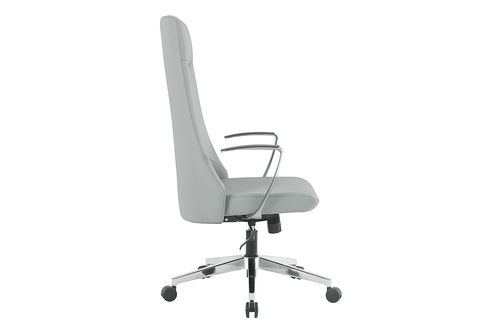 Office Star Products - High Back Antimicrobial Fabric Office Chair - Dillon Steel