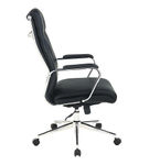 Office Star Products - High Back Antimicrobial Fabric Chair - Dillon Black