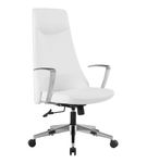 Office Star Products - High Back Antimicrobial Fabric Office Chair - Dillon Snow