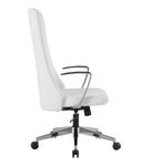 Office Star Products - High Back Antimicrobial Fabric Office Chair - Dillon Snow