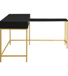 OSP Home Furnishings - Modern Life Desk in - Black