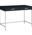 OSP Home Furnishings - Alios Desk - Black/Chrome