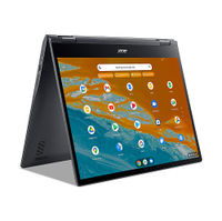 Acer - Chromebook Spin 513 - 13.5" Touch 100% sRGB Display - MediaTek Kompanio 1380 - 8GB LPDDR4X -