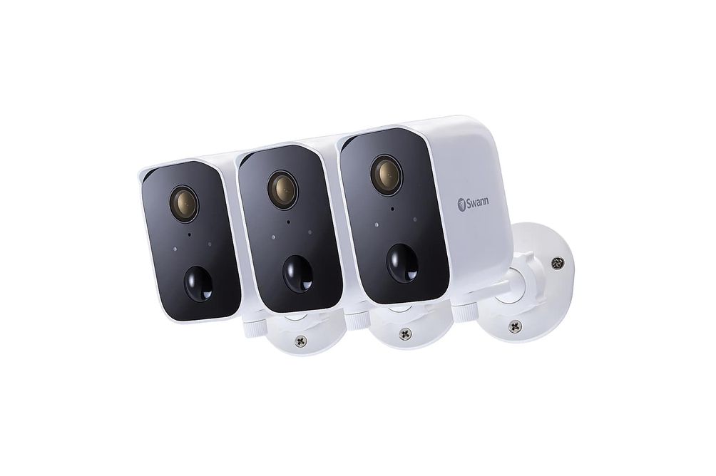 Swann - CoreCam 3-Camera Indoor/Outdoor Wireless 1080p Security System