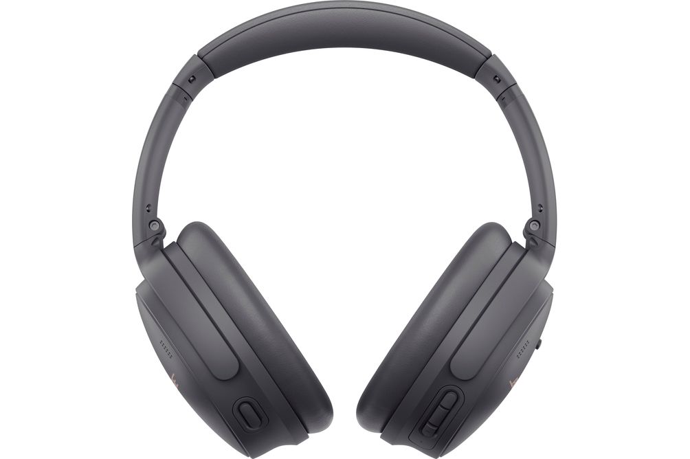 Bose - QuietComfort 45 Wireless Noise Cancelling Over-the-Ear Headphones - Eclipse Grey