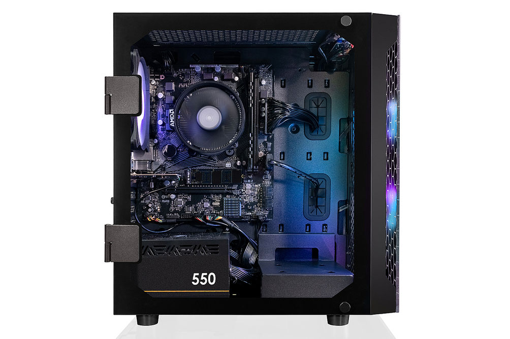 CLX - SET Gaming Desktop - AMD Ryzen 5 5600G - 8GB Memory - Radeon Graphics Shared - 500GB M.2 NVMe