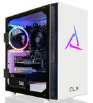 CLX - SET Gaming Desktop - AMD Ryzen 5 5600 - 16GB Memory - Radeon RX 6400 - 1TB M.2 NVMe SSD - Whi