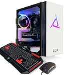 CLX - SET Gaming Desktop - AMD Ryzen 5 5600 - 16GB Memory - Radeon RX 6400 - 1TB M.2 NVMe SSD - Whi