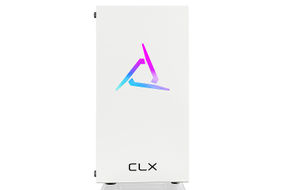 CLX - SET Gaming Desktop - AMD Ryzen 5 5600 - 16GB Memory - Radeon RX 6400 - 1TB M.2 NVMe SSD - Whi