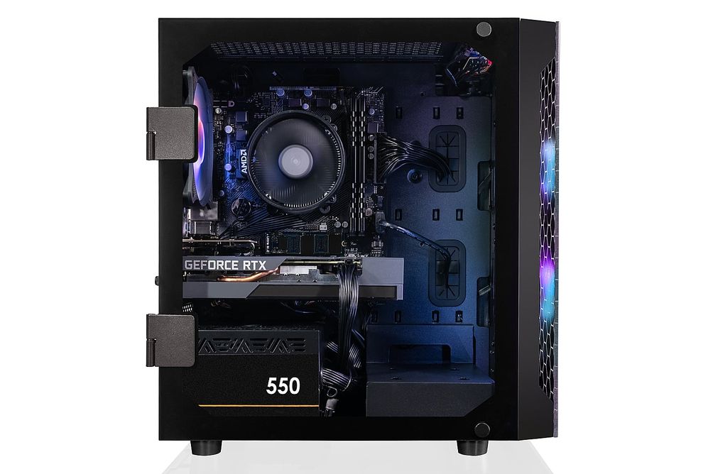 CLX - SET Gaming Desktop - AMD Ryzen 5 5500 - 16GB Memory - NVIDIA GeForce RTX 3050 - 500GB M.2 NVM