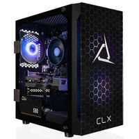 CLX - SET Gaming Desktop - AMD Ryzen 5 5500 - 16GB Memory - NVIDIA GeForce RTX 3050 - 500GB M.2 NVM