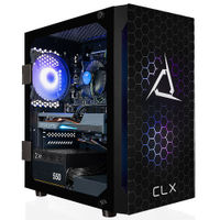 CLX - SET Gaming Desktop - Intel Core i5 11400F - 16GB Memory - NVIDIA GeForce RTX 3050 - 500GB M.2