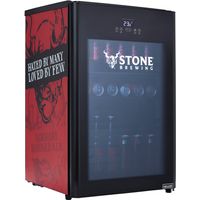 NewAir - Stone Brewing Arrogant Bastard 125 Can Beverage Cooler with Fast Frosting Modes - Red