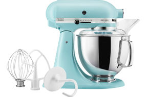 KitchenAid - Artisan Series 5 Quart Tilt-Head Stand Mixer - KSM150PSMI - Mineral Water Blue