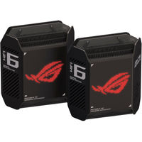 ASUS - ROG Rapture GT-6 AX10000 Tri-Band Wi-Fi Router (2-Pack) - Black