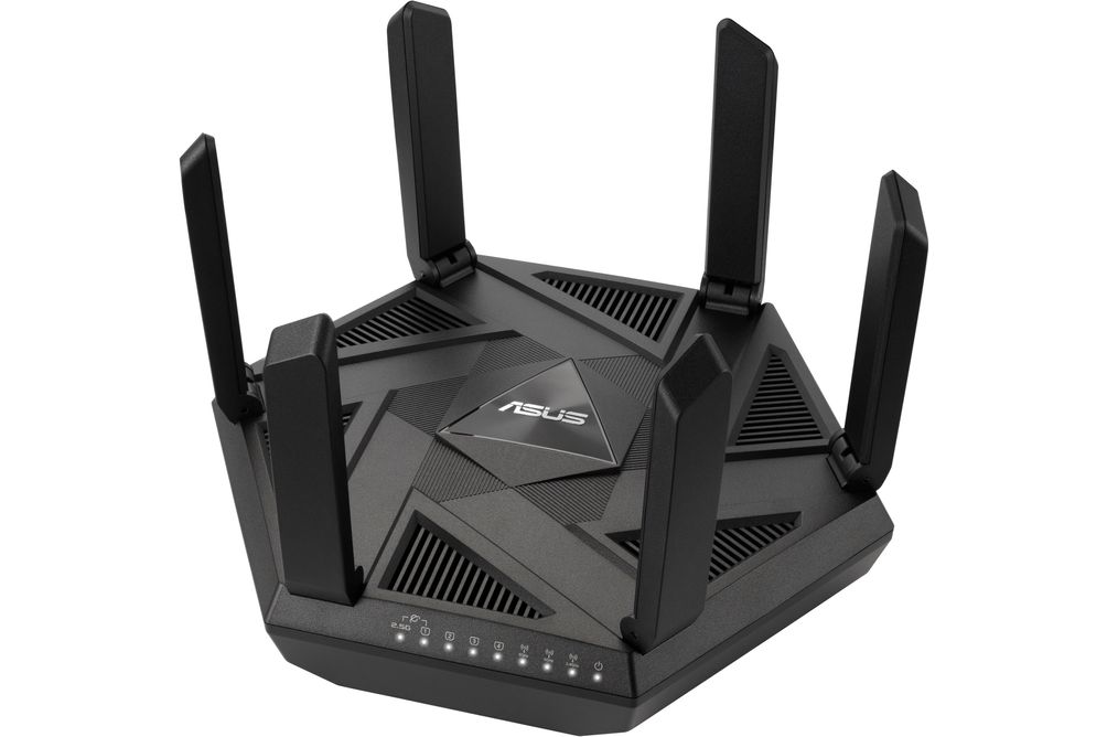 ASUS - RT AXE7800 Tri-Band Wi-Fi Router - Black