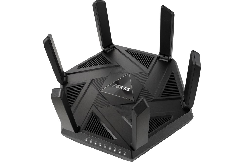 ASUS - RT AXE7800 Tri-Band Wi-Fi Router - Black