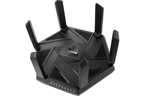 ASUS - RT AXE7800 Tri-Band Wi-Fi Router - Black