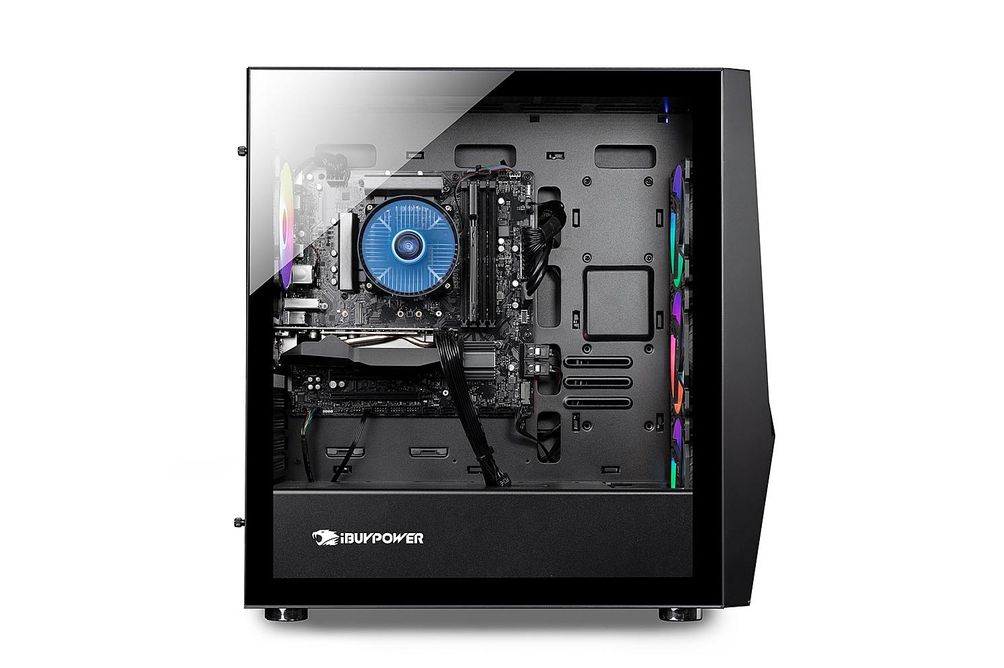 iBUYPOWER - SlateMR Gaming Desktop - AMD Ryzen 3 3100 - 8GB DDR4 Memory - AMD Radeon RX 550 - 500GB