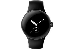 Google - Pixel Watch Smartwatch 41mm with Obsidian Active Band LTE - Black Stainless Steel