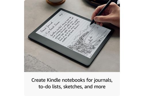 Amazon - Kindle Scribe Digital Notebook- Premium Pen - 2022 - Gray