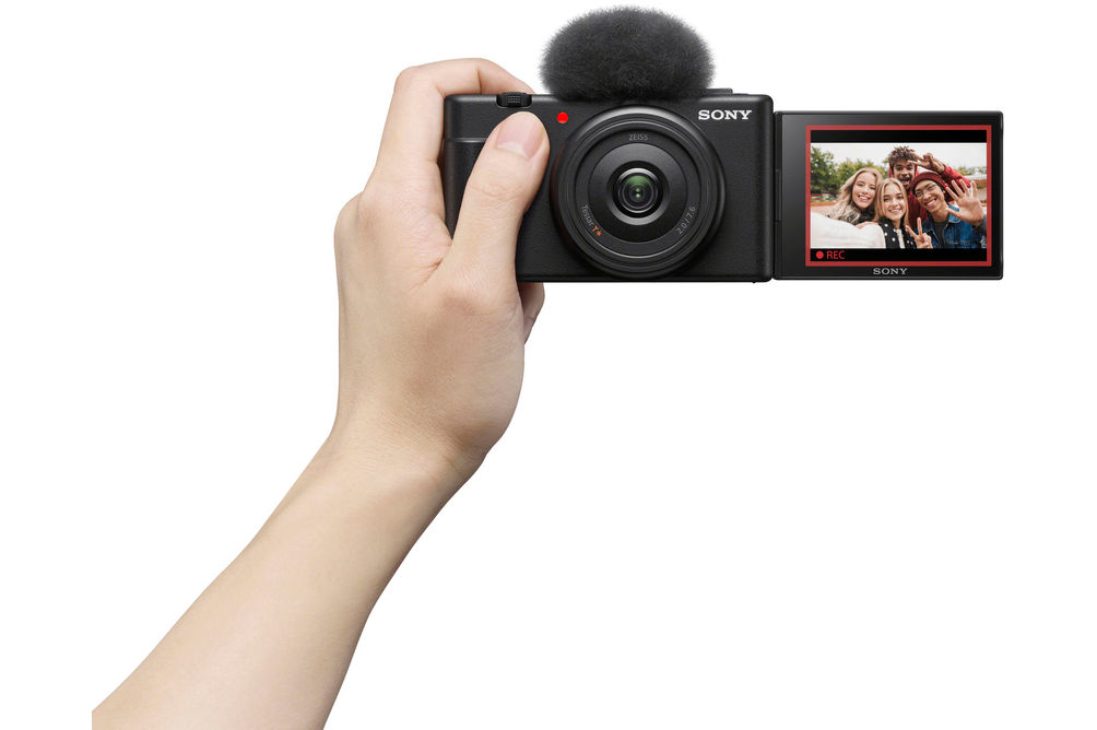 Sony ZV-1F Cámara de Vlog para Creadores de Contenido y Vloggers Negro