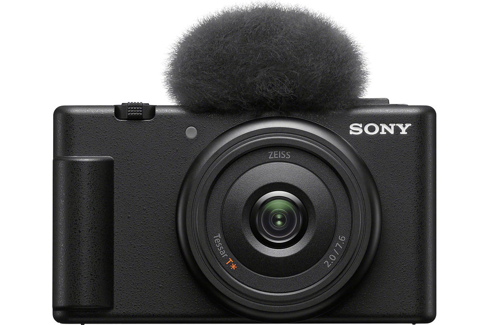 Sony - ZV-1F Vlog Camera for Content Creators and Vloggers - Black