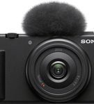 Sony - ZV-1F Vlog Camera for Content Creators and Vloggers - Black