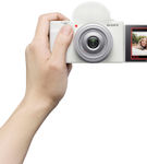 Sony - ZV-1F Vlog Camera for Content Creators and Vloggers - White